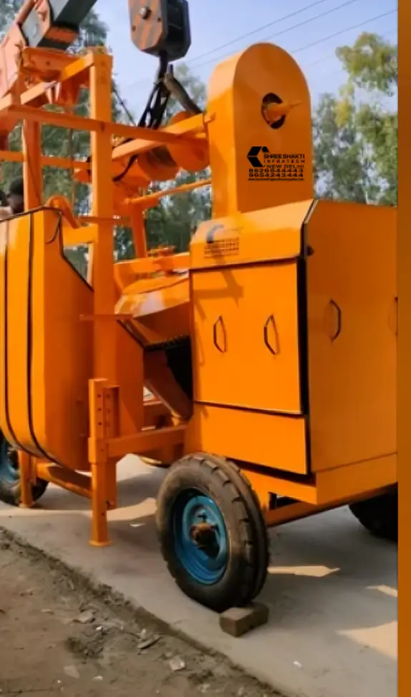 Heavy Duty Concrete Mixer with Hopper